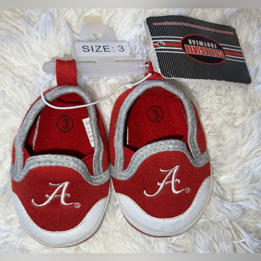 🐘 Alabama Crimson Tide Baby Shoes 🏈 | NWT 🔖 | Baby Shoe Pre-Walker ❤️
